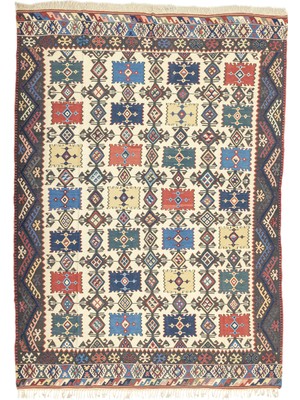 Soho Antiq Cliff Etnik Tasarımlı Yün Kilim 234X303 cm