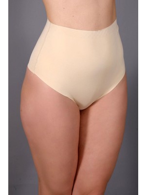 NEWBRA LINGERIE Lazer Kesim Yüksek Bel String | Ten 9206