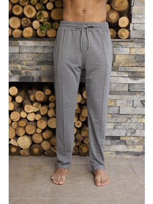 Kly Erkek %100 Pamuk Tek Pijama Eşofman Alt 1042