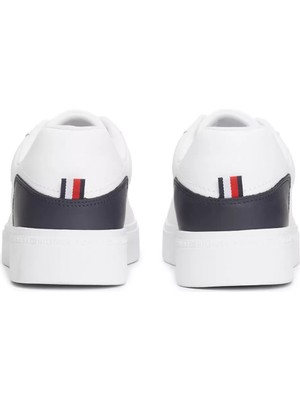 Tommy Hilfiger Kadın Elevated Essentıal Court Sneaker Sneaker-Beyaz