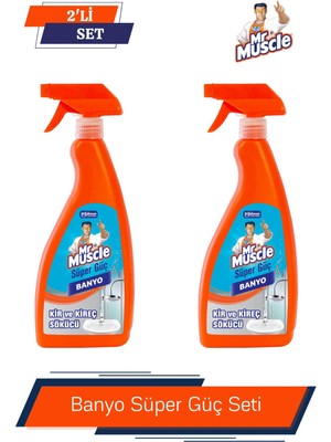 Mr. Muscle Süper Güç Banyo 750 ml 2'li Set
