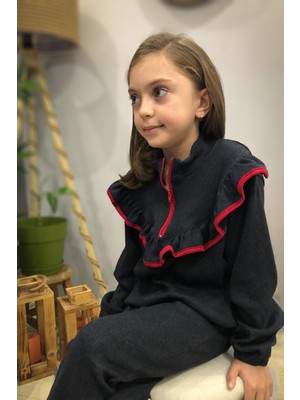 Pisi Pisi Kids Wear Premium Kalite Pamuklu Kız Çocuk Ispanyol Alt Üst Takım