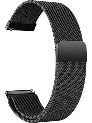 Huawei Watch Gt 2e 46MM ile Uyumlu Kordon 22 mm Metal Hasır Kordon