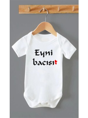 Outdoor One Organik Pamuk Eyni Bacısı Azeri Bebek Body Zıbın ZBN0153