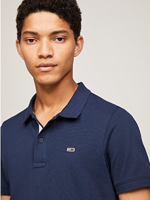 Tommy Hilfiger Erkek Tjm Slim Placket Polo T-Shirt