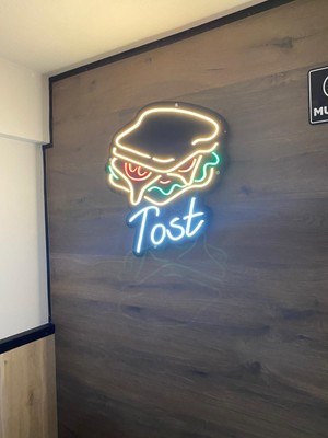 Disa Neon LED Tabela İşletmelere Özel -Tost-