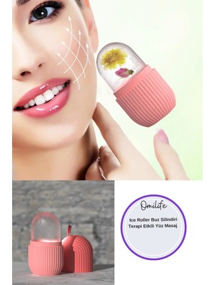 Omilife Ice Roller Buz Silindiri Terapi Etkili Yüz Masaj ve Cilt Bakım Aleti