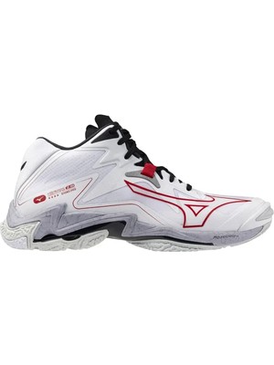 Mizuno Wave Lightning Z8 Mıd  Voleybol Ayakkabısı Beyaz / Gri