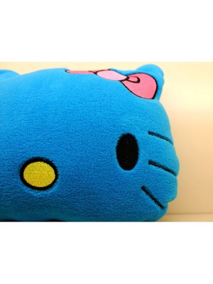 Mavi Hello Kitty Yastık