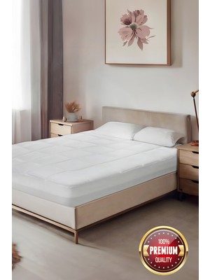 Eliana Home  Full Kenar  % 100 Mikro Pamuklu Kumaş, ,400GR M2 Uyku Pedi,yatak Koruyucu
