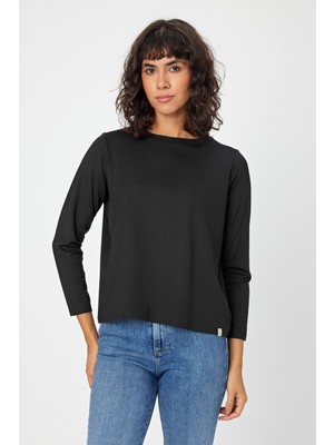 Alexander Gardi Alexandergardı Uzun Kollu Merserize Kumaş T-Shirt (AGSWEAT00)