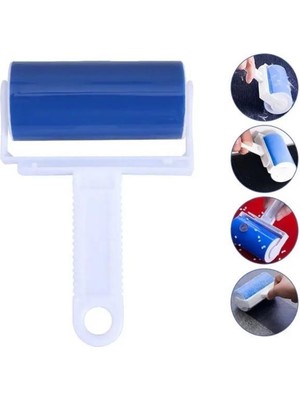 Nirnisa Yıkanabilir Kedi Köpek Tüy Saç Kıl Tiftik Temizleme Yapışkanlı Elbise Halı Toz Toplama Rulosu