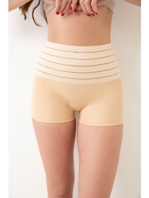 Mistirik Cagno Model Yüksek Bel Göbek ve Karın Sıkılaştıran Korse Boxer