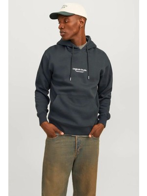 Jack & Jones 12241687 Jorvesterbro Sweat Hood Noos Erkek Hoodie Sweatshirt