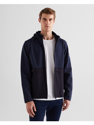Gant Erkek Lacivert Regular Fit Fermuarlı Sweatshirt 2523344T.433