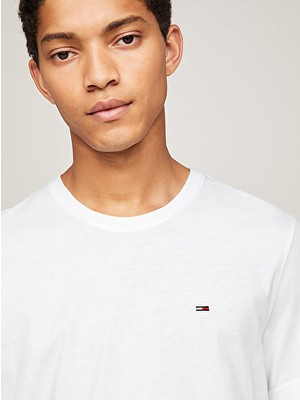 Tommy Hilfiger Erkek Bisiklet Yaka T-Shirt