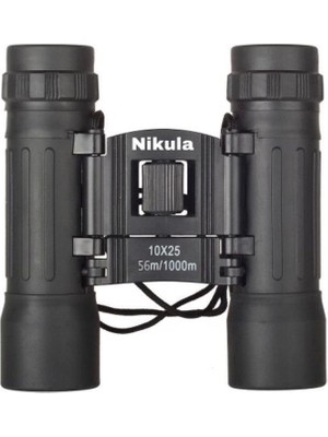 10X25 Av Dürbünü 56M/1000M  Kauçuk Kaplama Siyah