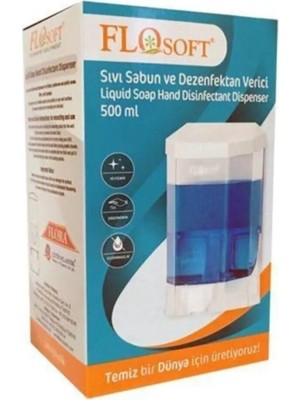 Plastik Büyük Şeffaf Sıvı Sabunluk 1000 Ml. TURK-F086