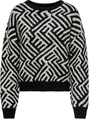 Only Onltara Lıfe Ls Jq O-Neck  Knt SİYAH15331340