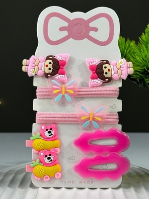 Nisan Kids Karışık Figürlü 8 Parça Toka Seti