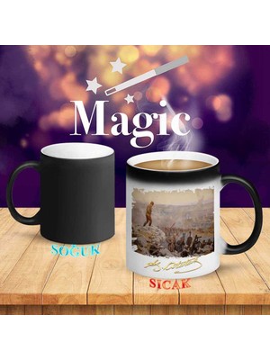 Kocatepede Başkomutan Atatürk Sihirli Kupa Bardak-ata878