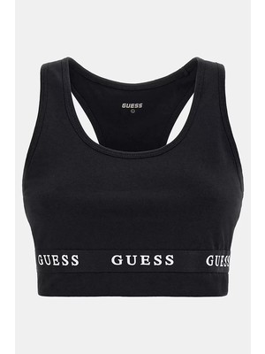 Guess Logo Şeritli Yuvarlak Yaka Aline Spor  Kadın  Sütyen