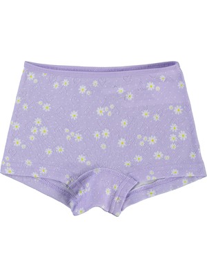 Civil Girls Kız Çocuk 2'li Boxer Set 2-10 Yaş Lila