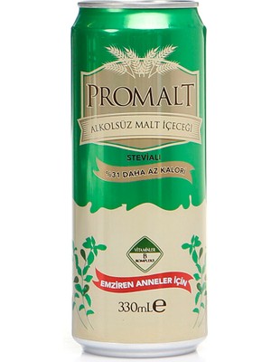 Promalt Stevialı Alkolsüz Malt İçeceği 330 ml Bebeğinizin Sağlığı İçin Özel Formül