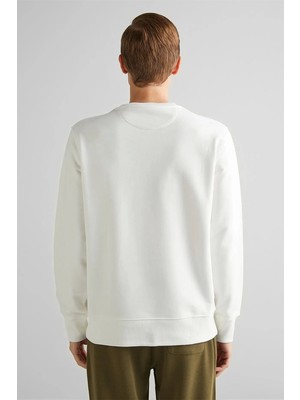 Gant Erkek Krem Regular Fit Sweatshirt