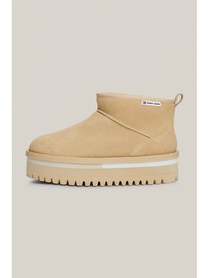 Tommy Hilfiger Tjw Suede Flatform  Boot Wl