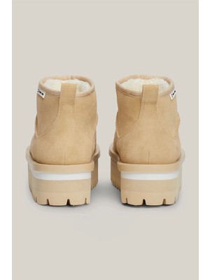 Tommy Hilfiger Tjw Suede Flatform  Boot Wl