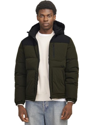 Jack & Jones 12258416 Jjeotto Puffer Jacket Sn Haki