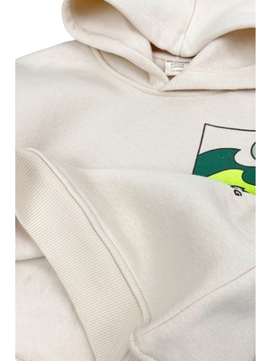 Divonette Waves Spot Kapüşonlu Erkek Bebek Sweatshirt