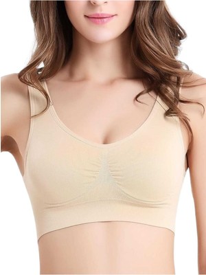 Uniquetrenders Kadın Kalın Askılı Pedli Büstiyer Sütyen