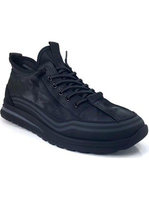 Guja 548 Erkek Sneaker Spor Ayakkabı-Siyah