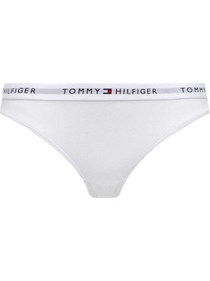 Tommy Hilfiger Kadın Beyaz 3'lü Tanga UW0UW05530