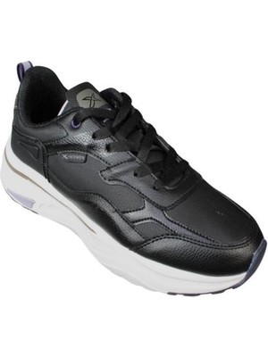 Kinetix Kadın Siyah Kalın Taban Sneaker Yürüyüş Günlük Spor Ayakkabı