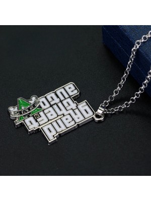 Geekland Grand Theft Auto V Metal Kolye | Gta 5 Charm Oyun Aksesuarı