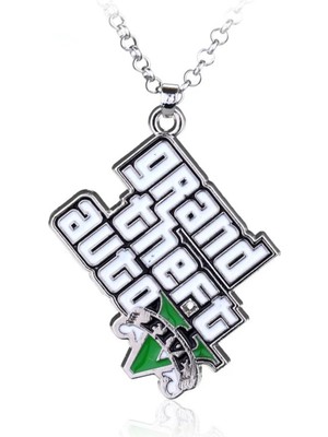 Geekland Grand Theft Auto V Metal Kolye | Gta 5 Charm Oyun Aksesuarı