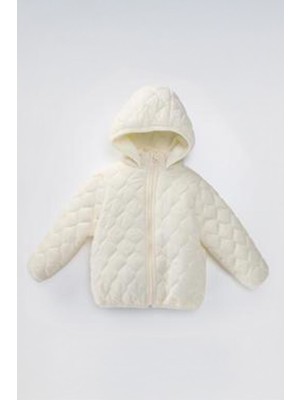 Miniğimin Cicileri ( 1 - 10 Yaş ) Kapitone Içi Welsoft unisex Çocuk kaban - Ekru