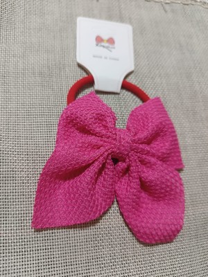 Efna Store Kabartma Desenli Sallantılı Fiyonk Figürlü Büzgü Model Lastik Toka 1 Adet