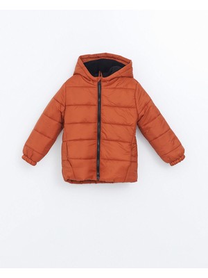 LC Waikiki Lcw Kids Kapüşonlu Uzun Kollu Erkek Bebek Mont