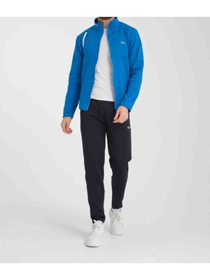 Lacoste Basıc Grahhıcs Slim Fit DAR KALIP Mavi Erkek Eşofman Takımı