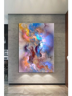 Limitless Design Soyut Sanatsal Dekoratif Hd Baskı Kanvas Tablo Ofislere Sanatseverlere Özel Tablo