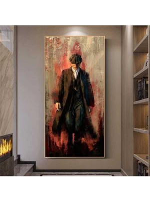Limitless Design Dekoratif Peaky Blinders Hd Baskı Kanvas Tablo