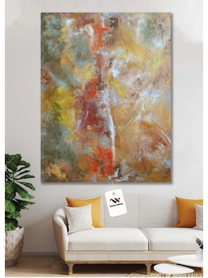 Limitless Design Sürreal Gold Hd Baskı Kanvas Tablo