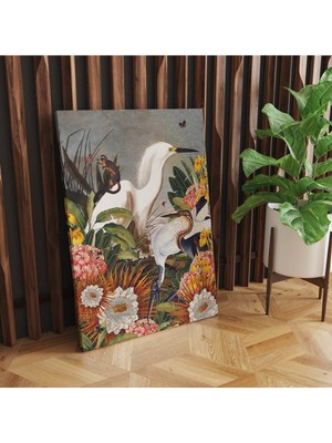 Limitless Design Hd Baskı Kanvas Tablo Botanik Doğa Ve Hayvanlar Temalı Çok Renkli 27