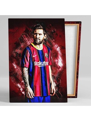 Limitless Design Lionel Messi Barselona Futbol Fc Barcelona Taraftar Spor Hd Baskı Kanvas Tablo