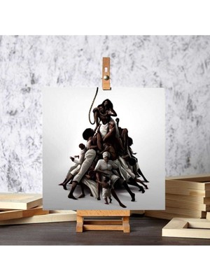 Limitless Design Dekoratif Stronger Together Hd Baskı Kanvas Tablo