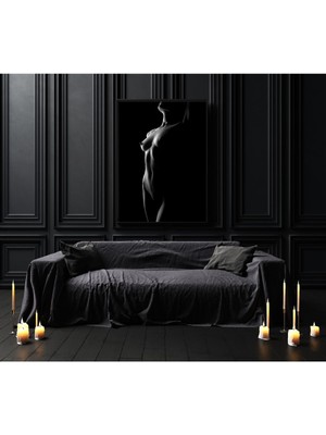 Limitless Design Nü Kadın Hd Baskı Kanvas Tablo Salon Oturma Yatak Odası Ofis Cafe Için Duvar Dekoru